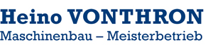 Logo Heino VONTHRON - Maschinenbau Meisterbetrieb